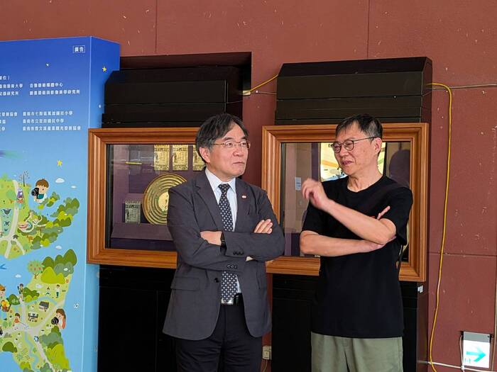 邱上嘉校長與蔡慶同教務長