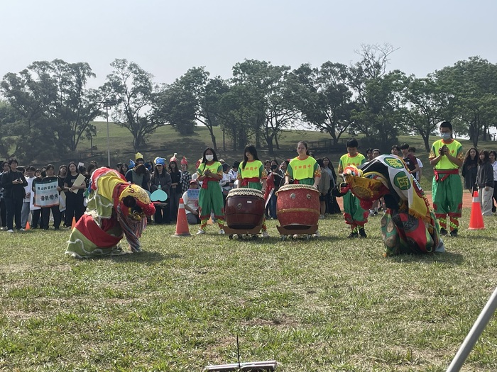 官田國中臺灣獅隊開場表演