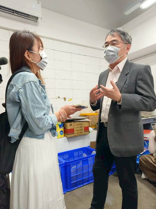 校長接受中時採訪實況圖片