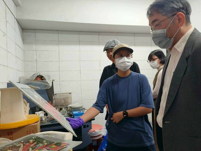 紀錄所同學解說實況圖片
