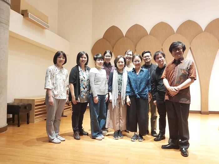 好久不見之李肇修校長與音樂系老師話家常