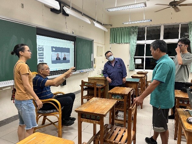 「北門鹽究」社區影像培力課程上課過程