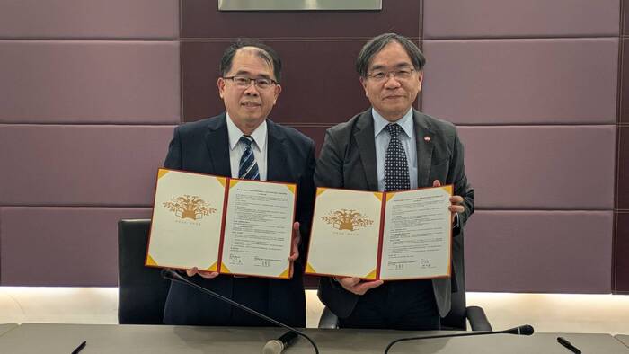 陽明工商校長吳榮堂與南藝大校長邱上嘉