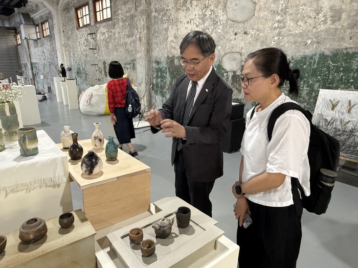邱上嘉校長、陸佳暉老師