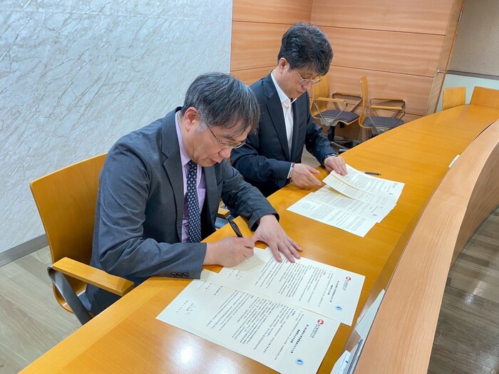 邱上嘉校長與Dr. Wonho Lee(李元浩)副校長