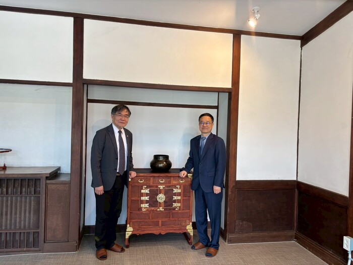 南藝大校長邱上嘉、韓國傳統文化大學校長姜敬煥