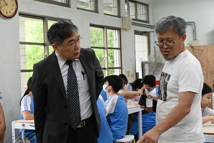 參觀林武成老師美感教育課堂現場
