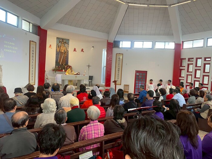 藝起果聖誕-重啟感恩祭彌撒現場