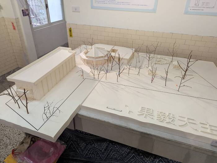 果毅日常：活化成果調查展覽現場展出模型